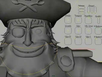 Pirate Pete Facial Rig